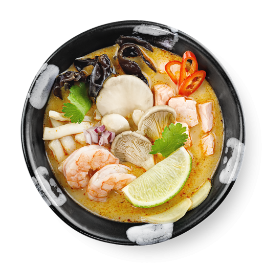 Tom Yum Soup with seafood
